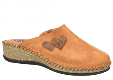 Παντόφλες γυναικείες | Δερμάτινες | Υφαντίδης | 111237 | Κάμελ - Υφαντίδης - 